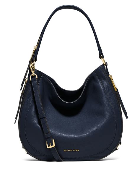 michael kors blue leather handbag|michael kors leather handbags sale.